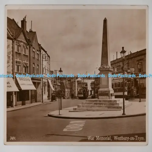 C027383 Westbury on Trym War Memorial A G S RP