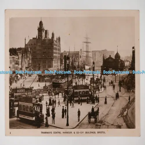 C027384 Bristol Tramways Centre Harbour and Co O P Gebäude J B und S C Avondal