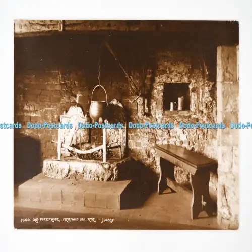 C027406 Rye Mermaid Inn Old Fireplace Judges 1040