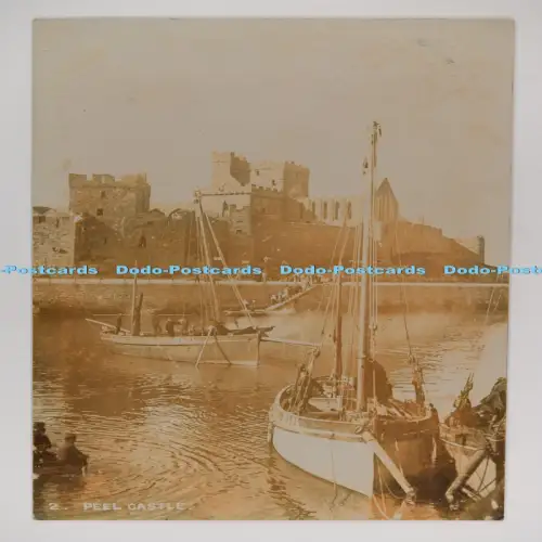 C027408 Peel Castle Postkarte