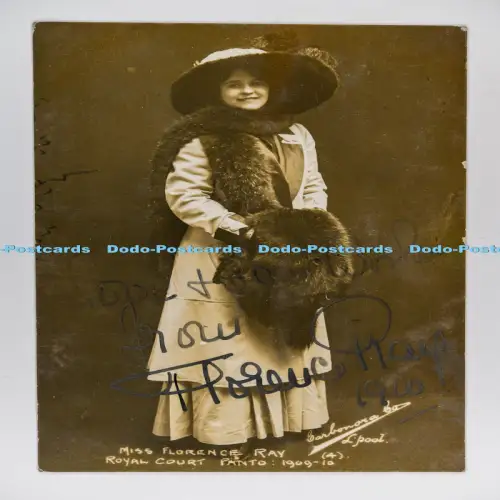 C029508 Miss Florence Ray signierter Royal Court Panto
