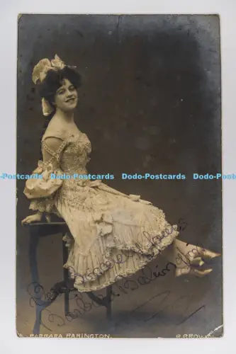 C029509 Barbara Barington signierte Postkarte