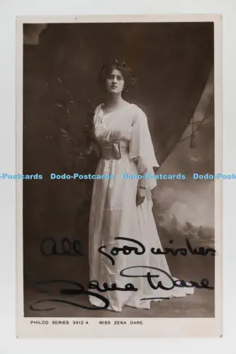 C029510 Miss Zena Dare signiert The Philco Publishing Holborn Place London RP