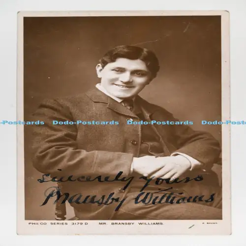 C029521 Herr Bransby Williams signiert The Philco Publishing Holborn Place London
