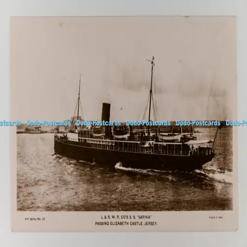 C029537 L and S W R Co S Sarnia Passing Elizabeth Castle Jersey Pitt Series No