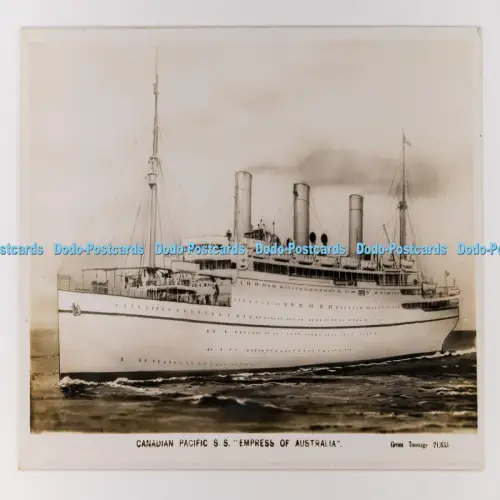 C029543 Canadian Pacific S S Empress of Australia RP