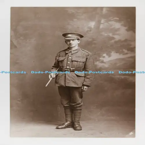 C029773 Mann in Uniform Postkarte