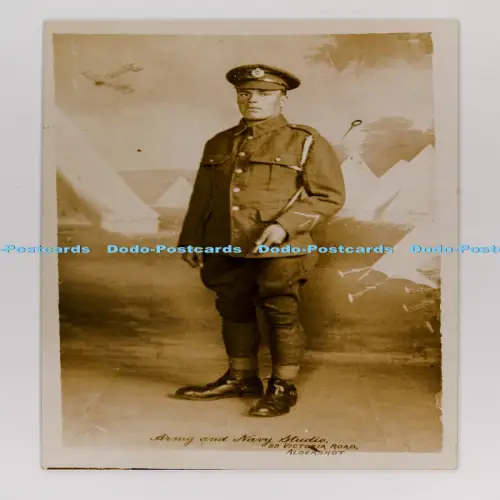 C029842 Mann in Uniform Armee und Marine Studio Aldershot