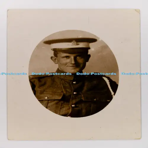C029863 Mann in Uniform Portrait Postkarte