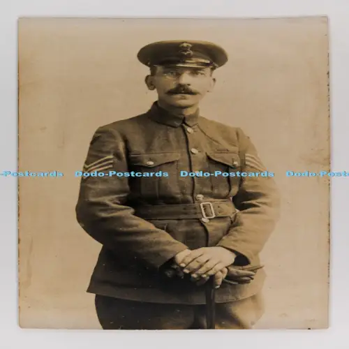 C029869 Mann in Uniform Postkarte