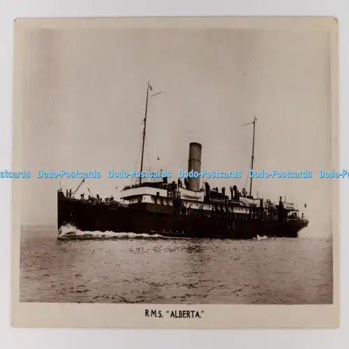 C029889 R M S Alberta Ernest Hopkins Southsea RP