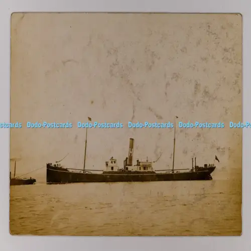 C029891 Unbekanntes Schiff im Meer Postkarte
