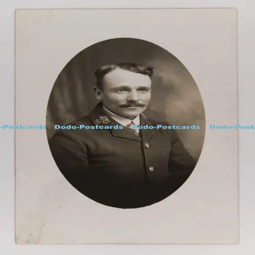 C029906 GPO 48 Mann Portrait Postkarte