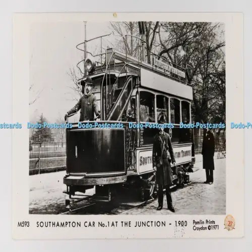 C029910 Southampton Car No 1 At the Junction Pamlin Prints Croydon RP