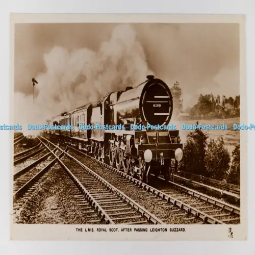 C029936 The L M S Royal Scot After Passing Leighton Buzzard Tuck Famous Expressse