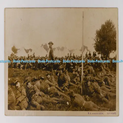 C029977 Lyndhurst Camp Gruppe von Soldaten im Feld F R Hinkins