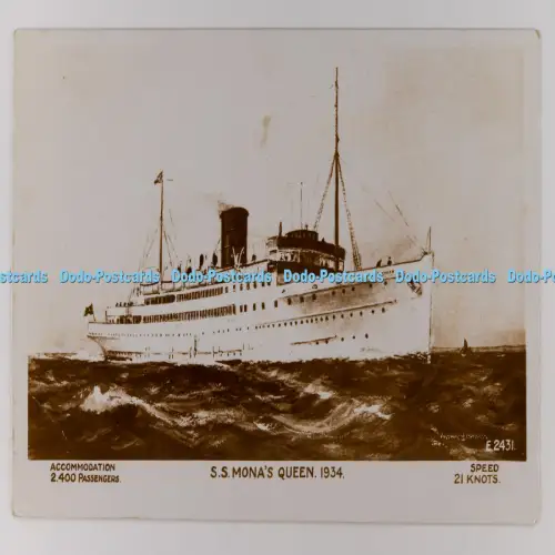 C029999 S S Mona Queen British Made
