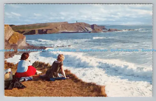 R784023 Bude Bude Bay und Compass Point Die fotografische Grußkarte London Na