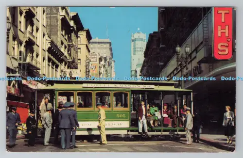 R786265 California San Francisco Cable Car Turntable E F Clements Security Litho