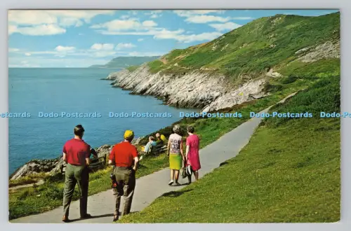 R784989 Glam The Cliff Walk Langland Bay N P O Belfast Dexter 1980