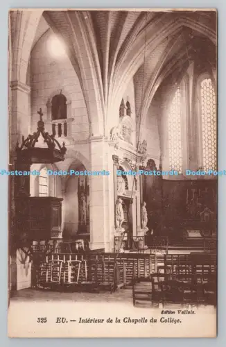 R788600 EU Interieur de la Chapelle du College Vallois