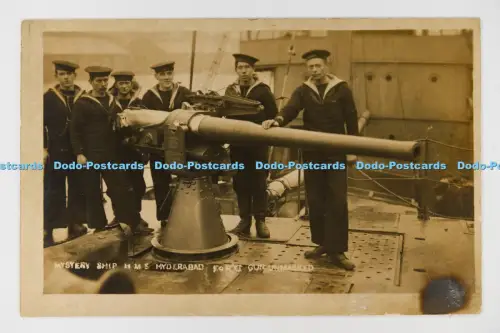 C031175 Mystery Ship H M S Hyderabad For Gun Unmasked