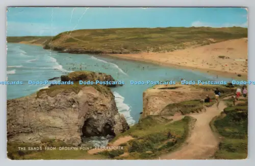 R791256 Perranporth The Sands From Droskyn Point J Salmon Sevenoaks