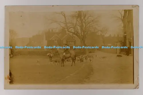 C031929 Long Melford Suffolk Melford Hall Police Station Hunting RP 1913 Postcar