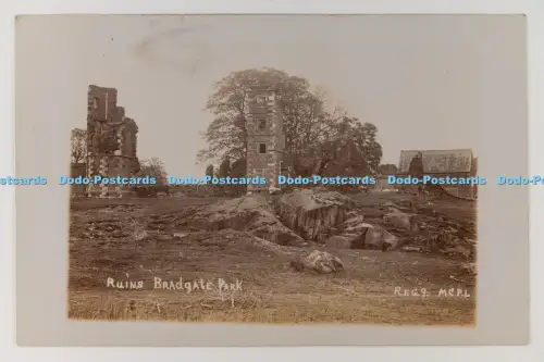 C031942 Ruinen Bradgate Park Leicestershire PM Loughborough 1910