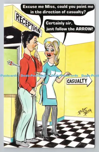 R796432 Excuse Me Miss Could You Point Me Bamforth Comic Series Friendly Funnies