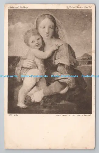 R803636 National Gallery Madonna of the Tower Raphael Official Series No 152 The