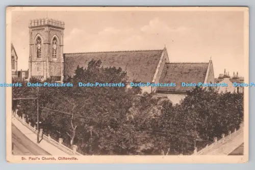 R803662 Cliftonville St Paul Church J M and E Wales Stationers The Academy Serie