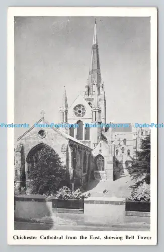 R803877 Chichester Kathedrale aus dem Osten zeigt Glockenturm Hamilton Fisher Pi