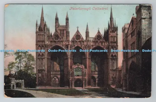 R803885 Peterborough Cathedral Valentine Series PM Cambridge 1905