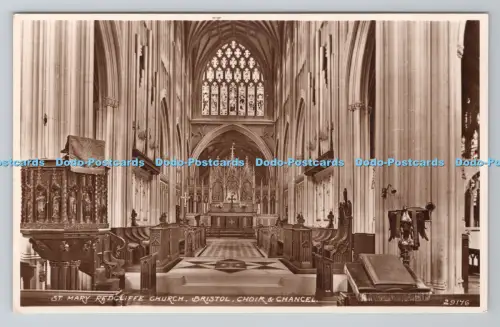 R803886 Bristol St Mary Redliffe Church Choir and Chancel RP