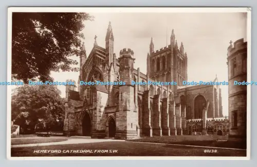 R803894 Hereford Cathedral From S W Valentine RP