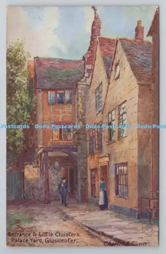 R803917 Gloucester Palace Yard Eingang zu Little Cloisters Tuck Oilette Nr 8928