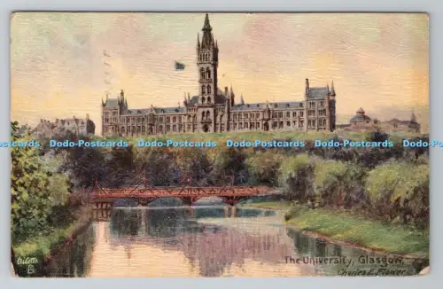 R803918 Glasgow The University Tuck Oilette No 7978 Charles E Flower 1922