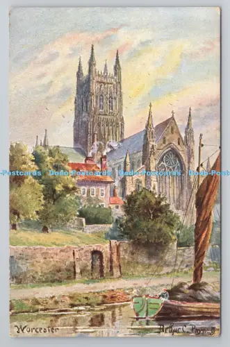 R803929 Worcester Tuck Oilette Englische Kathedralen 6498 Arthur C Payne