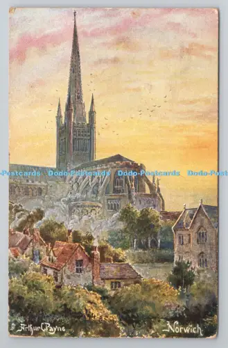 R803930 Norwich Tuck Oilette Englische Kathedralen 6498 Arthur C Payne 1904