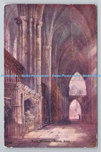 R803933 York Minster North Aisle E T W Dennis London Scarborough