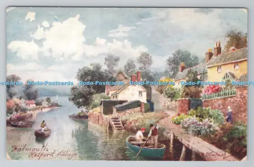 R803937 Falmouth Helford Village Tuck Oilette 7072 H B Wimbush