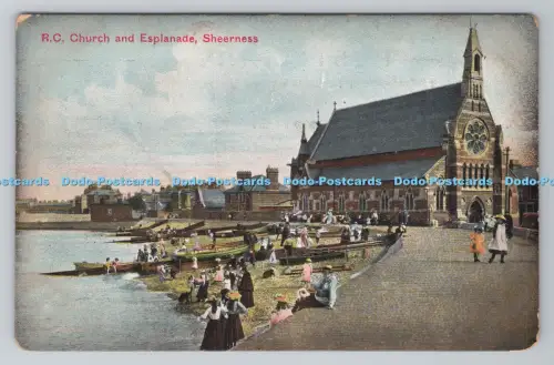 R803941 Sheerness R C Church and Esplanade Valentine Series
