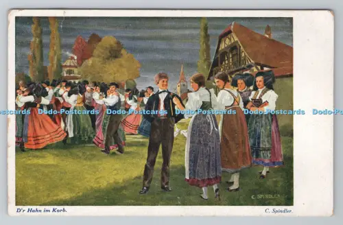 R803944 D r Hahn im Korb Felix Luib Strassburg C Spindler