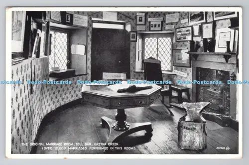 R803950 Gretna Green The Original Marriage Room Toll Bar Valentine Silveresque
