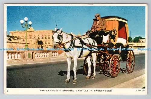 R803958 The Karrozzin Showing Castille in Background Tuck