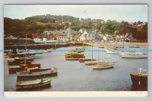 R803959 Lyme Regis The Cobb Jarrold Norwich England PM Axminster Devon 1953