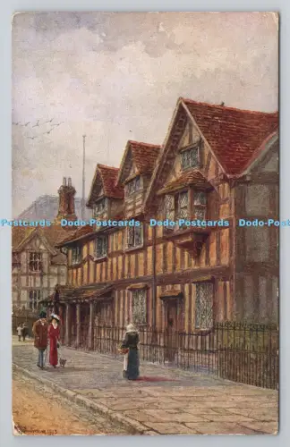 R803973 Stratford on Avon Shakespeare Birthplace J Salmon Sevenoaks England W W