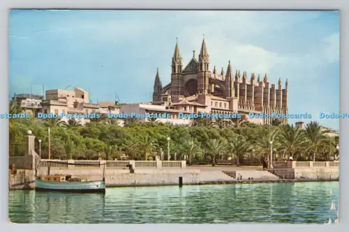 R803980 Mallorca Baleares Espana Palma La Catedral desde el Muelle de Pescadores