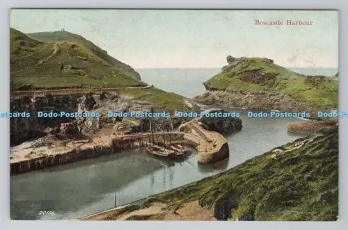 R803988 Boscastle Harbour Valentine Serie 1907